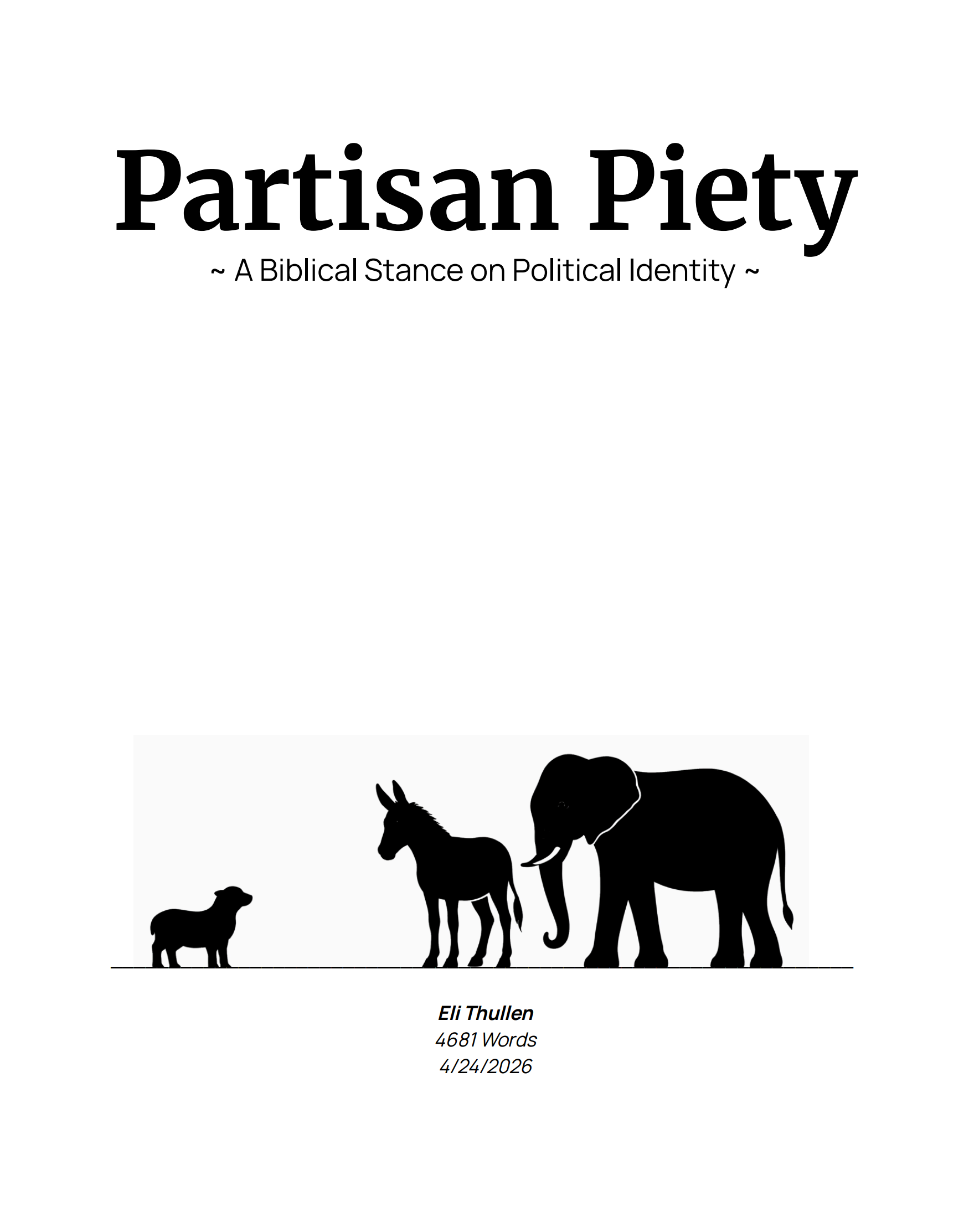 Partisan Piety | A Biblical Stance on Political Identity